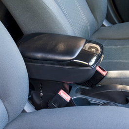 Abc Apoyabrazos Universal Negro Cs10 INT67325 para Coche con Compartimento y Portabebidas