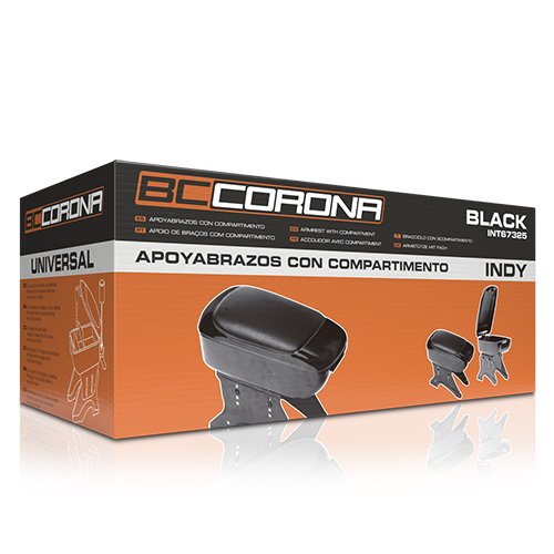 Abc Apoyabrazos Indy Negro CS10 Abc Apoyabrazos Indy Negro CS10
