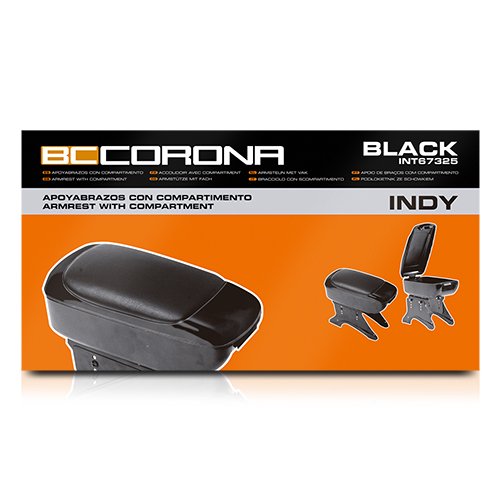 Abc Apoyabrazos Indy Negro CS10 Abc Apoyabrazos Indy Negro CS10