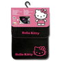 Hello Kitty Juego 4 Alfombras Coche Moqueta Negras Universales Antideslizantes KIT3013