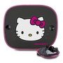 Hello Kitty KIT3014 - 2 Cortinillas Laterales Universales para Coche 44x36 cm, Poliéster, Protector Solar y Anticalor, Fácil Limpieza