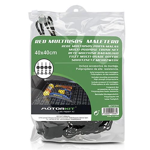 Abc MOT2701 Red Multiusos para Maletero 40x40 cm de Polipropileno de Alta Resistencia