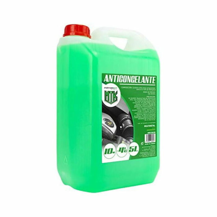 Anticongelante Motorkit -4º 10% Verde (5 L) Anticongelante Motorkit -4º 10% Verde (5 L)
