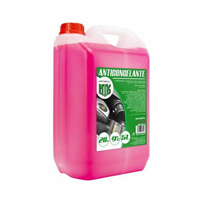 Anticongelante Motorkit -9º 20% Rosa (5 L) Anticongelante Motorkit -9º 20% Rosa (5 L)