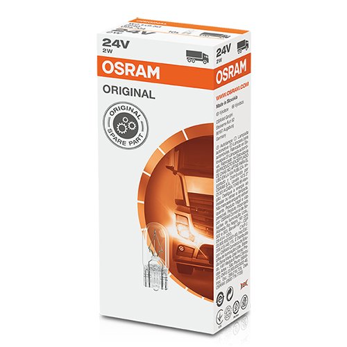 Abc OSRAM ORIGINAL 2840 W2,1X9,5D 24V 2W Abc OSRAM ORIGINAL 2840 W2,1X9,5D 24V 2W