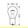 OSRAM 7506 BOMBILLA DE FRENO INTERMITENTE 21W 12V BA15S P21W HALÓGENA DE LUZ BLANCA