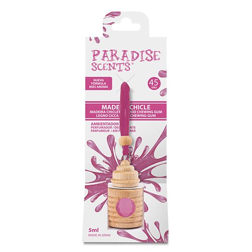 Abc Perfumador Madera Chicle Paradise para Colgar CS6 Abc Perfumador Madera Chicle Paradise para Colgar CS6