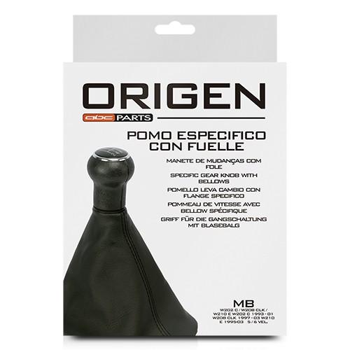 Mercedes Pom40113 Pomo de Cambio con Fuelle para W202, C-W208, CLK-W210, E 5-6 Velocidades