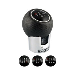 Sparco Pomo de Palanca de Cambios Lazio Cromado/Negro