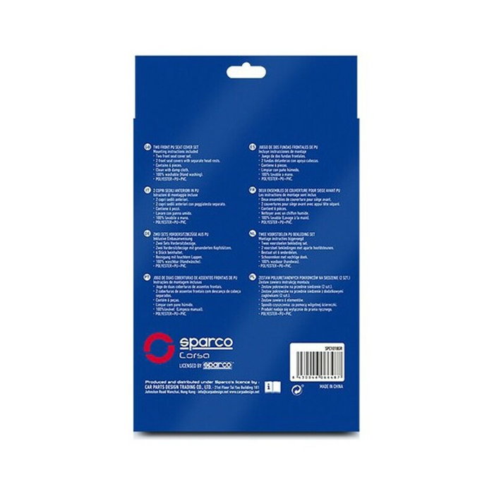 Abc Fundas Delanteras S-Line Gris Sparco CS4 Abc Fundas Delanteras S-Line Gris Sparco CS4