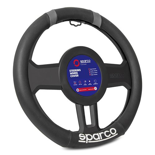 Abc Funda para Volante SPC Base Plana Negro/Gris 37cm