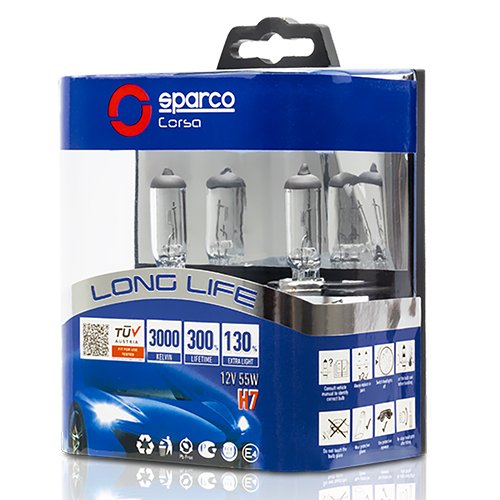 Abc Set Sparco H7 Long Life 130% E-Mark CS6 Abc Set Sparco H7 Long Life 130% E-Mark CS6