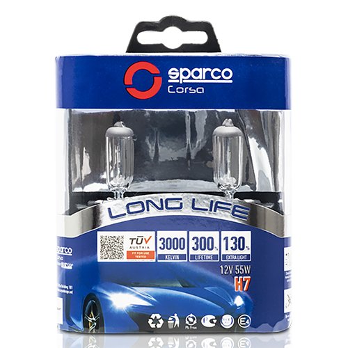 Abc Set Sparco H7 Long Life 130% E-Mark CS6 Abc Set Sparco H7 Long Life 130% E-Mark CS6