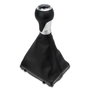 Pomo A4S4-B8-8Ka58Tq5R8 5-6 Velocidades Origen POM40124 - 1 Unidad Pomo de Recambio con Fuelle para Audi A4 S4 B8 8K A5 8T Q5 R8 5-6 Velocidades, Fuelle en Simil Piel
