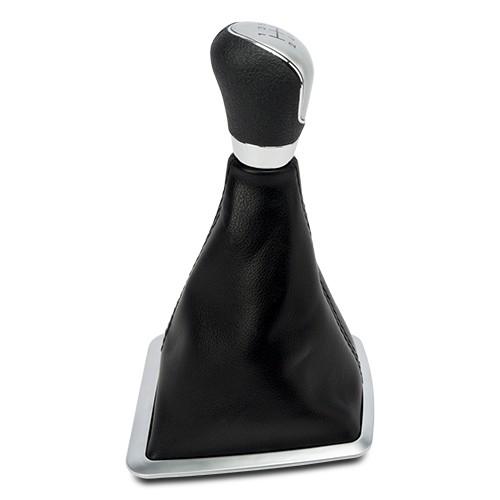 Ford Pomo de Recambio con Fuelle POM40126 para Focus 2012, 5-6 Velocidades, Fuelle en Simil Piel