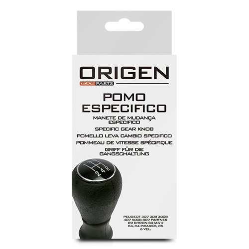 Peugeot POM40130 Pomo Palanca de Cambios 6 Velocidades para P-307/308/407 C-3/4/8