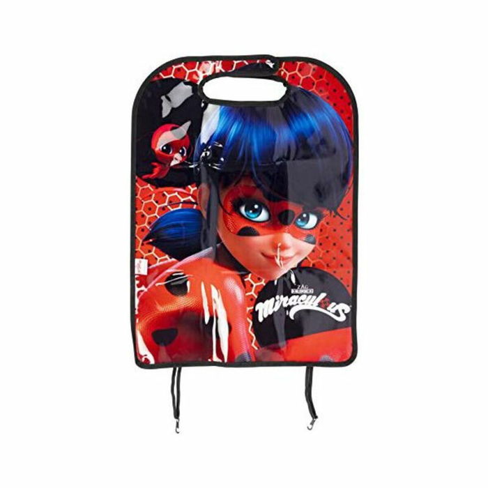 Abc Protector Asiento Ladybug Cs6 Stock Last LADYB105 - Protector de Asiento de Coche con Diseño Ladybug, Resistente y Fácil de Limpiar