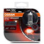 Osram Night Breaker Silver H4 Bombillas Halógenas Duo Box Alta Potencia Luz Blanca OS64193NBS-HCB para Mejor Visibilidad Nocturna