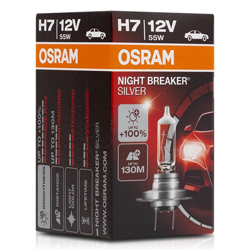 OSRAM NIGHT BREAKER SILVER H7 Folding Box
