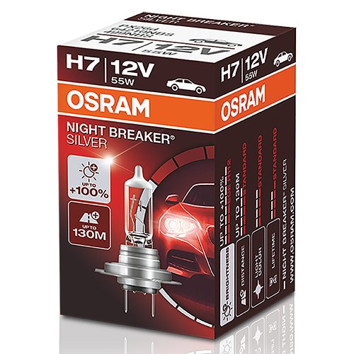 OSRAM NIGHT BREAKER SILVER H7 Folding Box