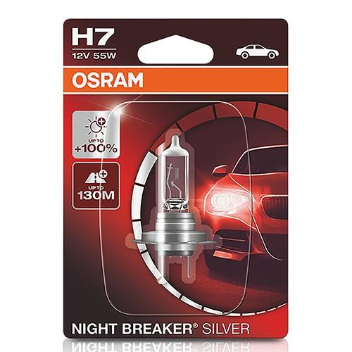 Night Breaker® Silver H7 01-Blister OS64210NBS-01B