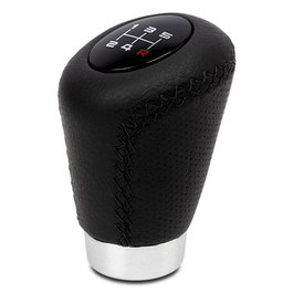 Sport POM30171 Pomo Coche Piel Perforada Negra