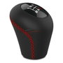 Abc POMO SPORT PIEL PERFORADA NEGRO/ROJO