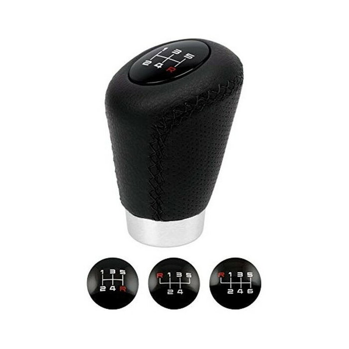 Abc POMO SPORT PIEL PERFORADA NEGRO/ROJO
