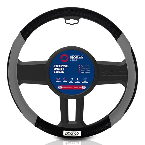 Sparco Funda para volante C1113 Negro/Gris Sparco Funda para volante C1113 Negro/Gris