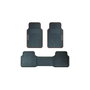 Abc Alfombra F500 Negro/Rojo PVC 3 Piezas CS4