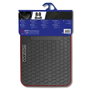 Abc Alfombra F500 Negro/Rojo PVC 3 Piezas CS4