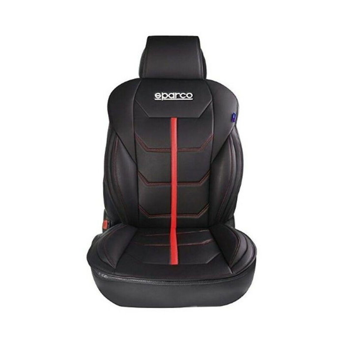 Sparco SPCS414RD Respaldo Ferrara Ne-Rojo Pvc Sparco Cs 6 para Asiento de Coche Universal, Diseño Deportivo, Negro/Rojo Sparco SPCS414RD Respaldo Ferrara Ne-Rojo Pvc Sparco Cs 6 para Asiento de Coche Universal, Diseño Deportivo, Negro/Rojo