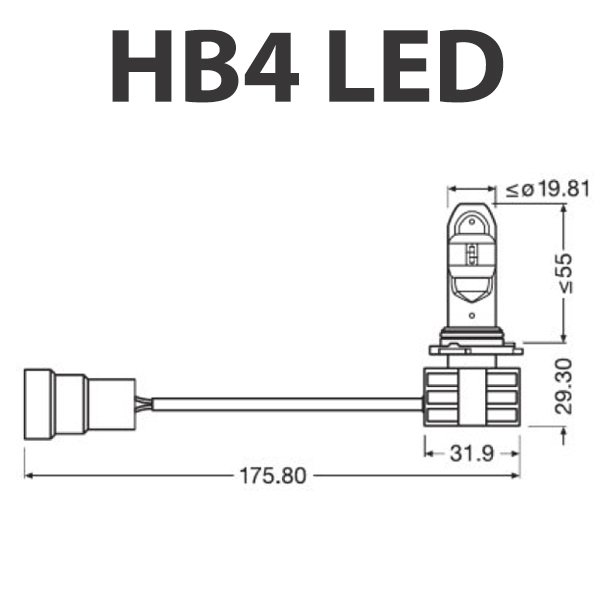 Abc KIT LEDriving HB4 Cool White Abc KIT LEDriving HB4 Cool White