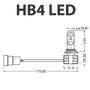 Abc KIT LEDriving HB4 Cool White
