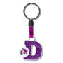 Abc LLA01004 Llavero Letra "D" Rosa, Accesorio Personalizado para Llaves, Stock Limitado