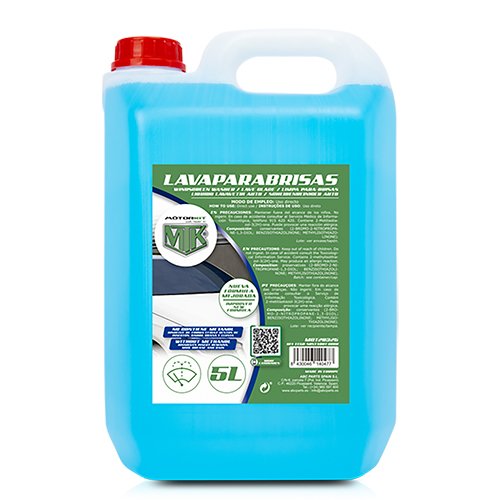 MOT Lavaparabrisas MOT20325 sin Metanol, Disuelve Insectos y Suciedad, Uso Directo, 5 Litros