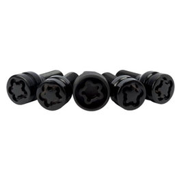 Mini TOR9951 Antirrobo 14x125 L28 17-19 4 Tornillos Black Chrome para Mini X5, X6, Serie 7