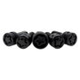 Mini TOR9951 Antirrobo 14x125 L28 17-19 4 Tornillos Black Chrome para Mini X5, X6, Serie 7