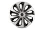 Sparco Tapacubos Sicilia Bicolor 15" Plata-Negro CS5 SPC1573SVBK 4 Unidades