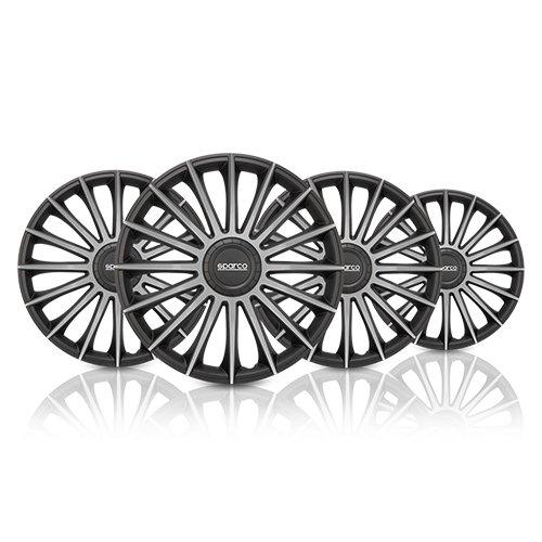 Sparco Tapacubos Torino 15" Negro-Plata Cs5 SPC1593BKSV