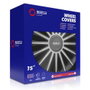 Sparco Tapacubos Torino 15 pulg Negro/Plata CS5