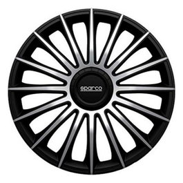 Sparco Tapacubos Torino 15 pulgadas Negro/Plata CS5
