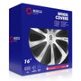 Sparco Tapacubos Sicilia Bicolor 16" Plata-Negro Cs5 SPC1673SVBK 4 Unidades