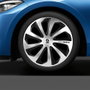 Sparco Tapacubos Sicilia Bicolor 16" Plata-Negro Cs5 SPC1673SVBK 4 Unidades