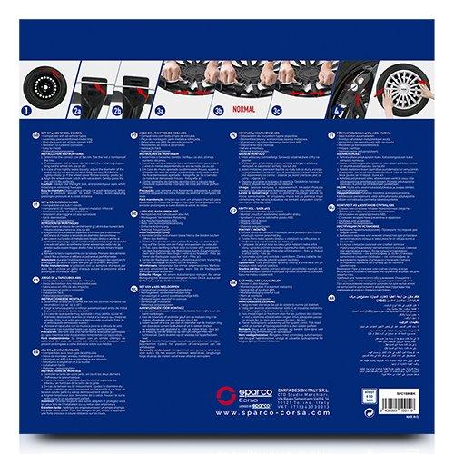 SPC Tapacubos Roma Negro 15" SPC1596BK - Juego de 4 Unidades - ABS de Alto Impacto - Diseño Deportivo - Compatible con Todo Tipo de Vehículos SPC Tapacubos Roma Negro 15" SPC1596BK - Juego de 4 Unidades - ABS de Alto Impacto - Diseño Deportivo - Compatible con Todo Tipo de Vehículos