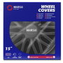 SPC Tapacubos Roma Negro 15" SPC1596BK - Juego de 4 Unidades - ABS de Alto Impacto - Diseño Deportivo - Compatible con Todo Tipo de Vehículos
