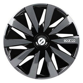 Tapacubos Sparco Lazio Negro/Gris 14" (4 uds)