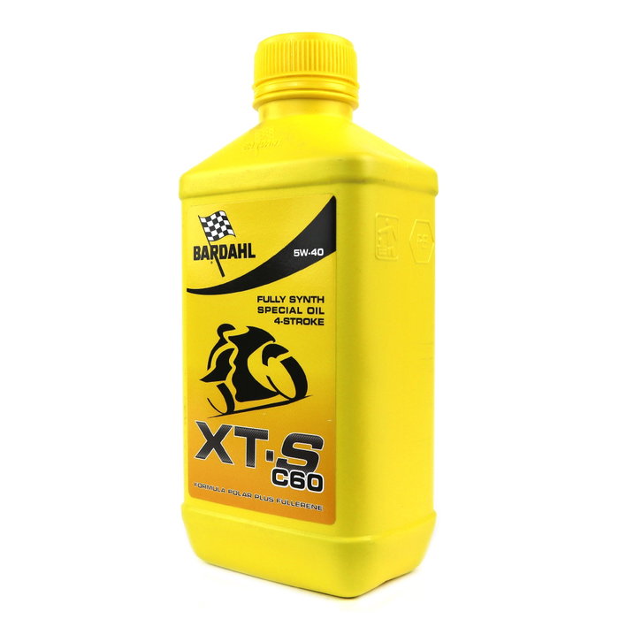 Bardahl Xt-S C60 5W40 Aceite Sintético para Motores de Moto, Máxima Protección y Rendimiento de Embrague