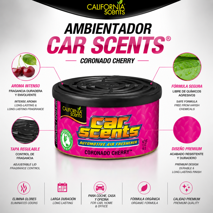 California Scents Ambientador Car Scents Coronado Cherry California Scents Ambientador Car Scents Coronado Cherry