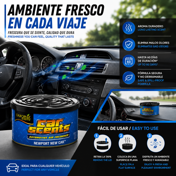 California Scents Ambientador Newport New Car